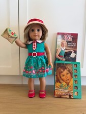 American Girl Kit Kittredge Doll  Retired Outfit Hat Shoes Purse  2 Books