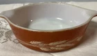 Vintage Pyrex 471-B Autumn Harvest Wheat Casserole Dish 500 ml No Lid