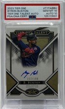 Byron Buxton Auto PSA 10/10 - 2023 Topps Tier One Talent  /199 -Twins “Buck”