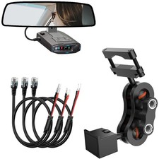Stable Rearview Mirror Rod Mount for Radar Detector
