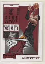 2018-19 Panini Contenders Game Ticket Red Hassan Whiteside #1 00e8