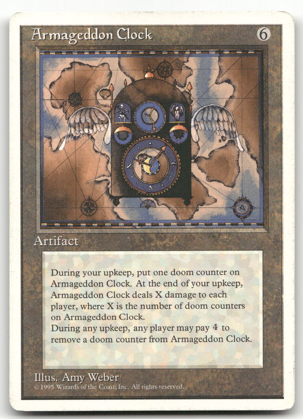 Armageddon Clock (MP) Fourth Edition 4ED Magic MTG