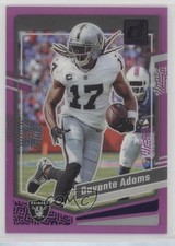 2023 Panini Clearly Donruss Purple 126/199 Davante Adams #27 17j1