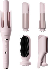 5 in 1 Auto Curling Iron Set with Interchangeable Barrels - 1", 1.25", 1.5" Curl