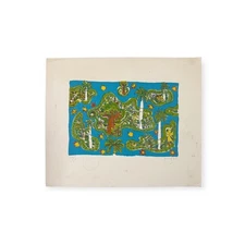 ERNESTO GONZÁLEZ PUIG. Print. Serigraphy. Cuban Art. Contemporary Art