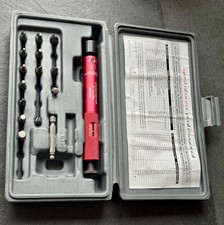 Effetto Mariposa Giustaforza 2-16 Torque Wrench.  Hard Case. Some Bits Missing  