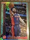 2025 Topps Basketball Aqua Holo Foil Cade Cunningham #40