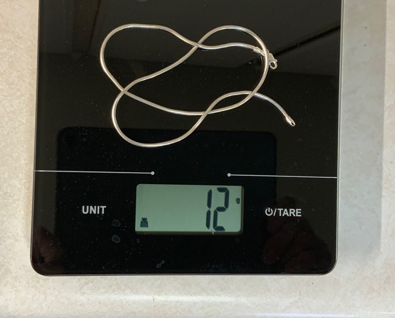 Solid Sterling Silver 925 Snake Chain Necklace 2m… - image 11