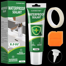 1 Pack Silicone Caulk 5.3 Oz Squeeze Tube Waterproof Silicone Sealant for Kitche