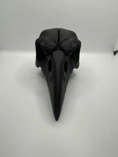 Black Raven Skull Halloween Decor - Raven Skull Statue Gothic Decor