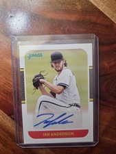 Donruss Retro 2021 Signatures Ian Anderson AUTO ATLANTA BRAVES