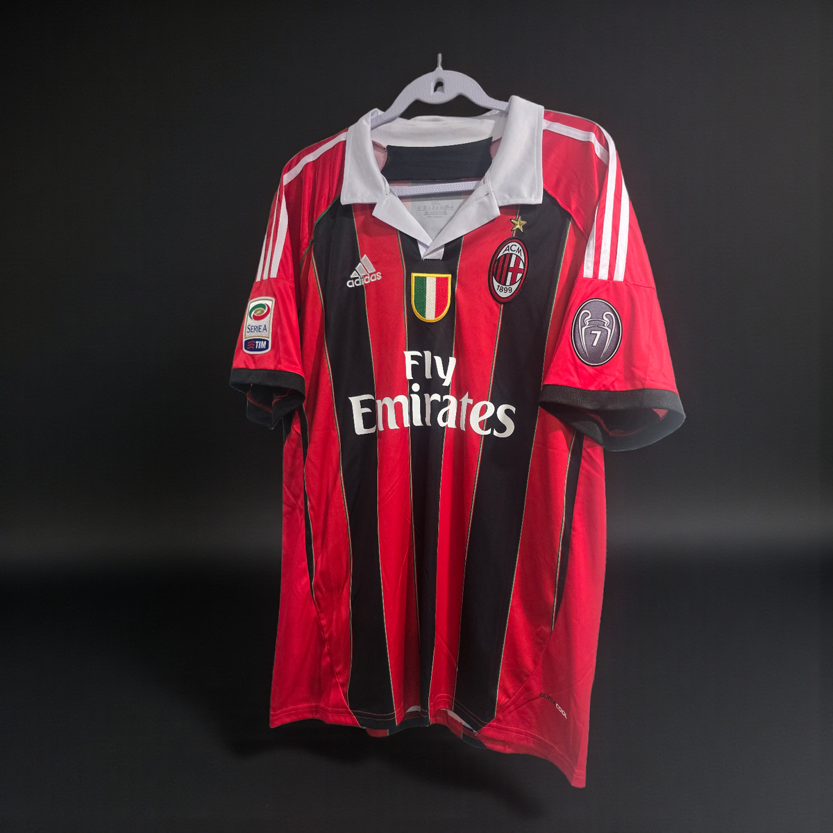 adidas AC Milan ユニフォーム 130cm AC MILAN HOME 2012/2013 - Football Soccer - INZAGUI # 9 - 2XL (Run