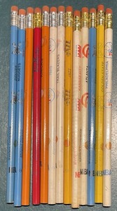 VINTAGE NBA PENCILS -