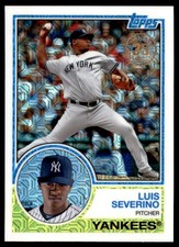 2018 TOPPS  1983 MOJO Refractor LUIS SEVERINO NEW YORK YANKEES #25 NM-MT
