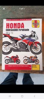 Haynes HONDA CBR1000RR Fireblade 2008 to 2013 SERVICE AND REPAIR MANUAL
