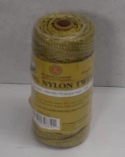 Lee Fisher Everstrong Rope 100% Nylon Twine 1lb Gold Braided #72 Spool Size