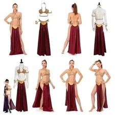 Princess Leia Slave Cosplay Costume Star Jedi Wars Leia  Solo Sexy Slave derss