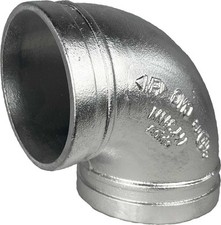 90 SHORT RADIUS ELBOW, Galvanized, Sizes 1"-8", UL/FM Listed