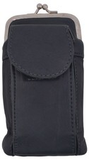 Grey New Genuine Leather Cream 100's Cigarette Snap Case Coin Purse by Marshal
