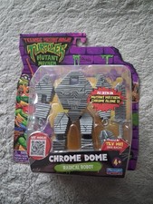 TMNT Ninja Turtles Mutant Mayhem Chrome Dome Radical Robot Action Figure   NEW