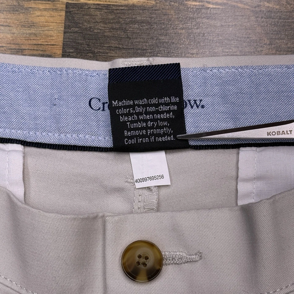 Croft Barrow Comfort Shorts Mens 42 Beige Comfort Waistband New   - Image 4 of 4