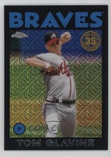 2021 Update Silver Pack 1986 Topps Chrome Baseball Black Tom Glavine HOF 0z9m