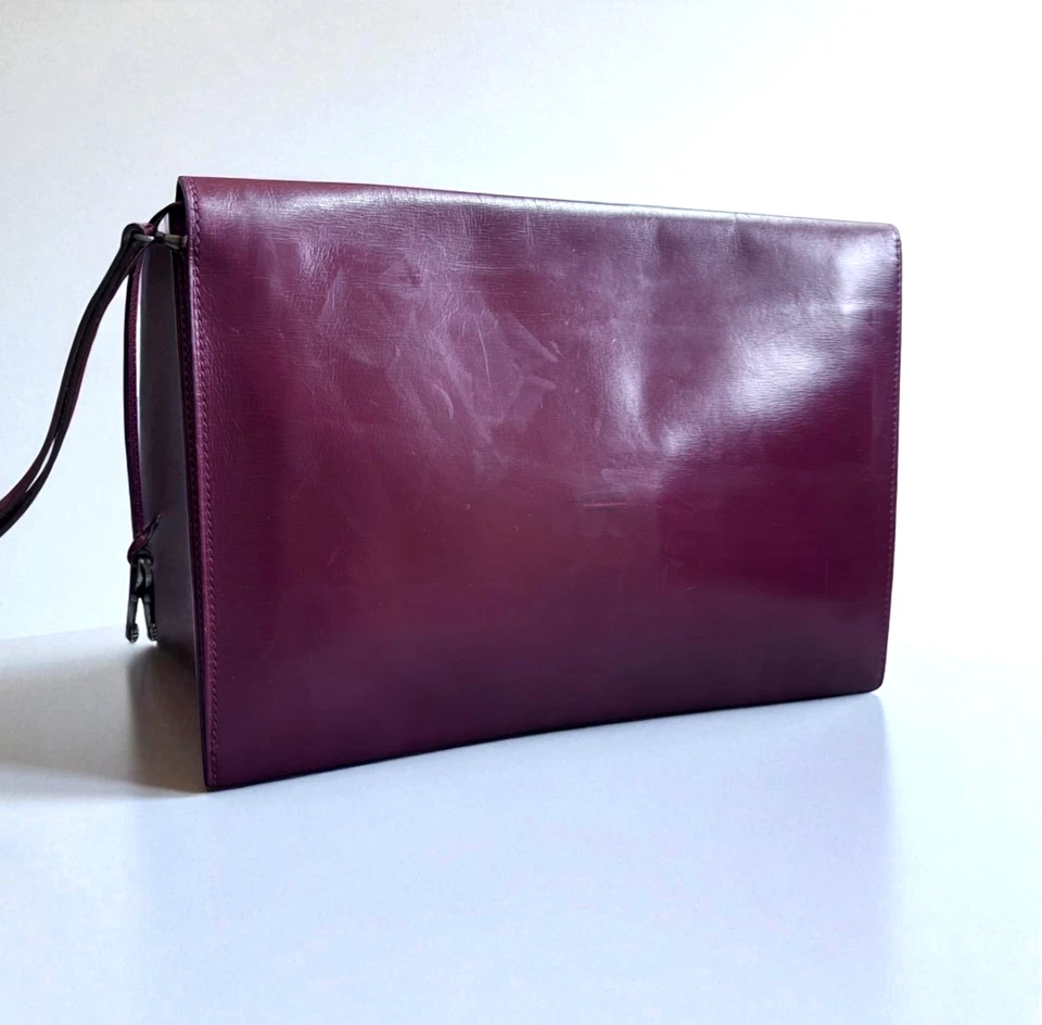 Bolso de Mano Hermès Cuero Raro Auténtico Accesorio de Diseñador Foto 2 de 4