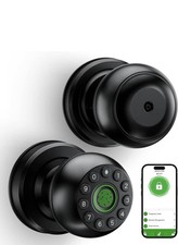 4 in 1 Door Knob Smart Door Lock Keyless Entry with Fingerprint and Tuya App Key
