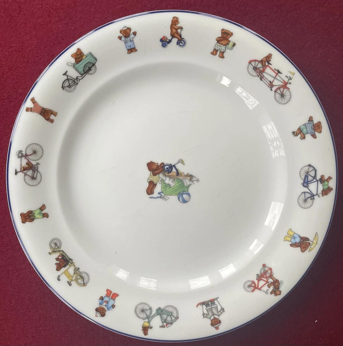 Royal Copenhagen Julius Teller Kinderteller Kindergeschirr Bär 22 cm