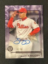 Scott Kingery 2019 Topps Tribute Auto Purple /50 Phillies TA-SCK