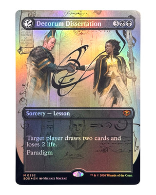 MTG | Decorum Dissertation | Secrets of Strixhaven | Foil | NM | EN
