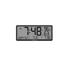 RadioShack Digital Table Clock Black 