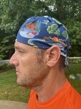 Camping outdoors camp skull scrub surgical OR hat surgery cap mens