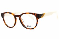 NEW FILA VFI453 C10Y Shiny Havana 50mm Eyeglasses