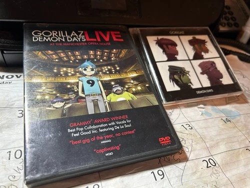 GORILLAZ CD+DVD: DEMON DAYS CD + DEMON DAYS LIVE AT THE MANCHESTER OPERA HOUSE