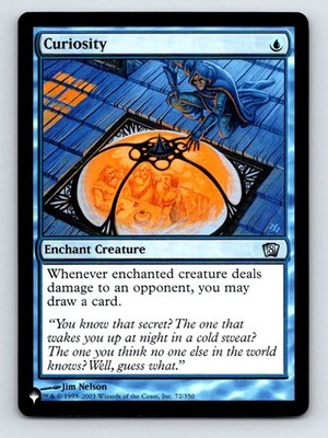 Curiosity (8ED) U The List Reprints 72/350 NM