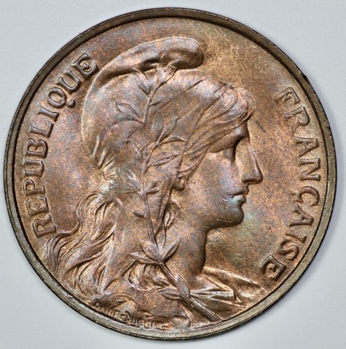1915 France Dupuis 10 Centimes UNC