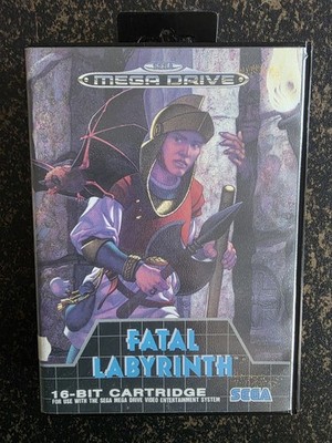 Sega Mega Drive Spiel : Fatal Labyrinth - Modul Anleitung OVP cib / PAL MD Game