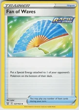 Pokemon Fan of Waves 127/163 SWSH05: Battle Styles Uncommon NM