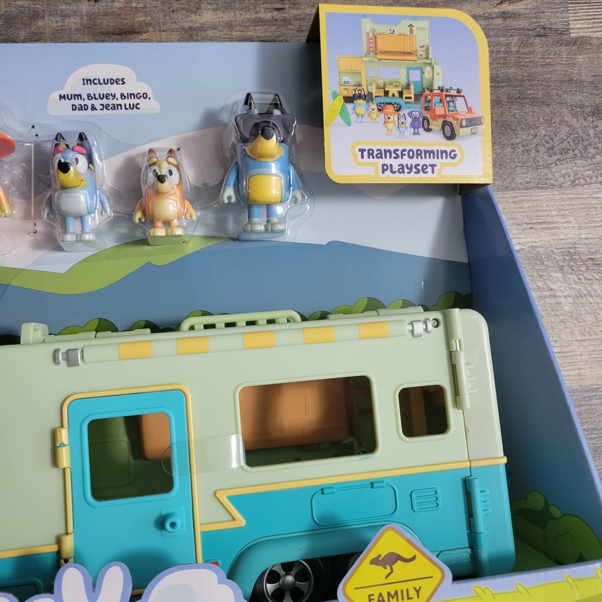 This Bluey's ultimate caravan adventures play set is Reduced at Smyths. A lovely gift for a little Bluey fan