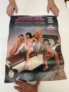 Vintage 1984 DuPont Automotive Refinish Products Pin Up Calendar