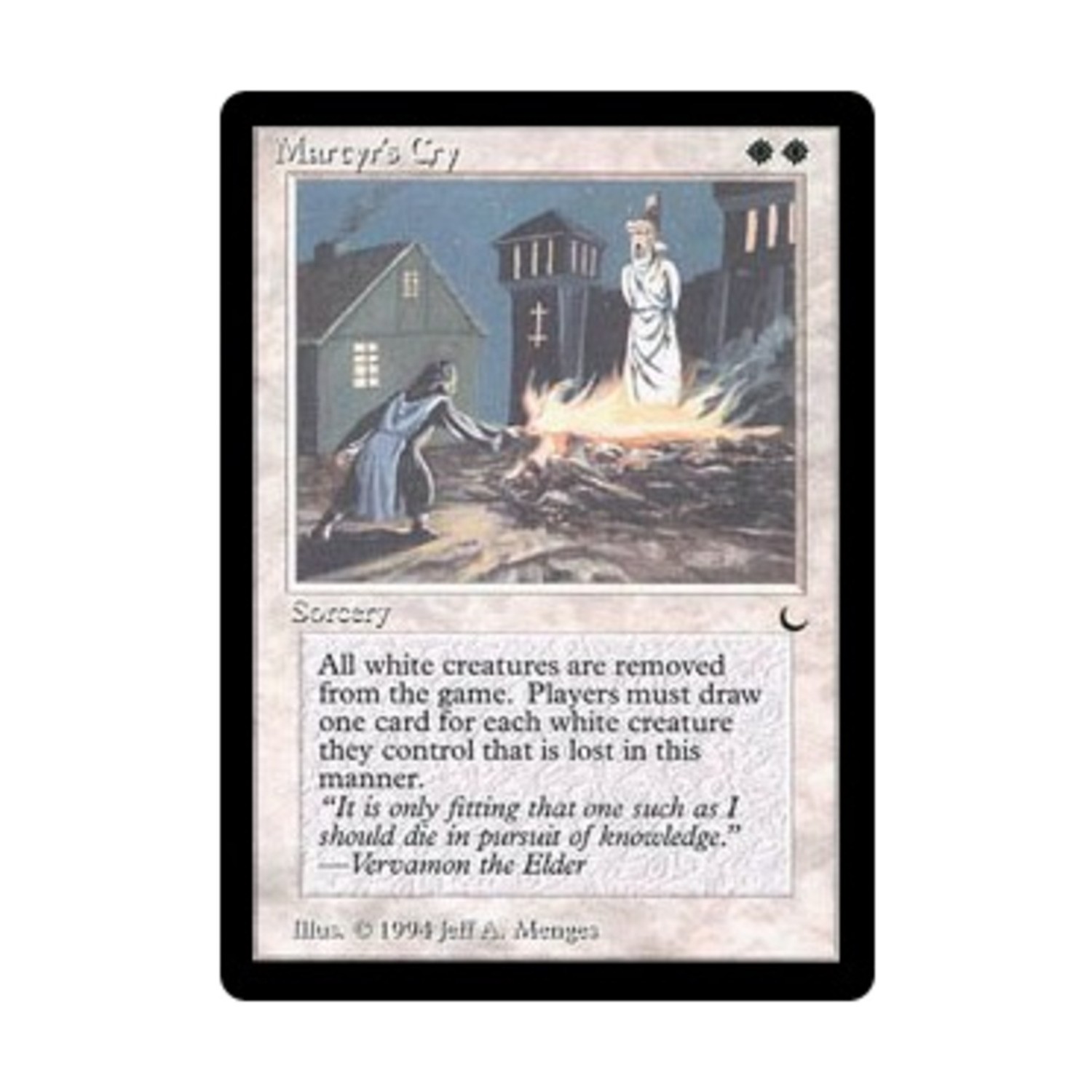 WOTC MtG The Dark Martyr's Cry (R) NM