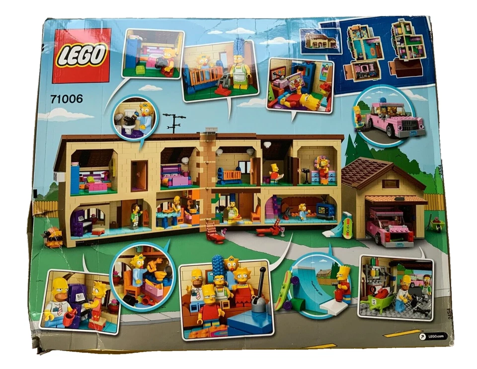 LEGO The SIMPSONS HOUSE # 71006 contenido sellado, daños en la caja - Imagen 2 de 4