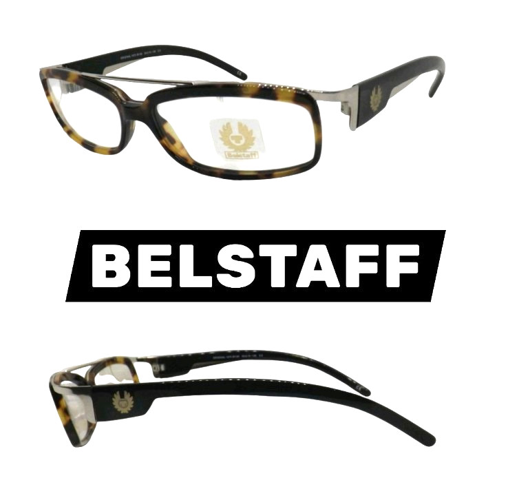 BELSTAFF LONDON Monture de Lunettes Vintage Années 90 BV62 Marron Plastique