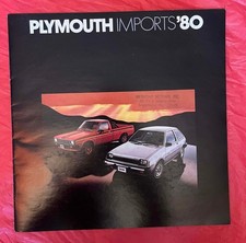 1980 Plymouth Champ Arrow Sapporo - Original Car Dealer Sales Brochure