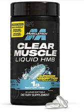 HMB Supplements 1000Mg, Clear Muscle (42 Liquid Softgels) - Highest Grade HMB fo