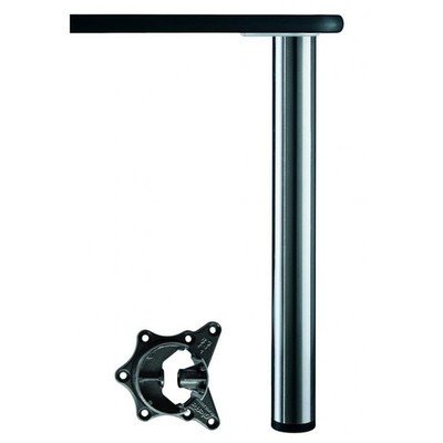 Stützfuß 645820 Alto verstellbar 82 x 6 cm verchromt