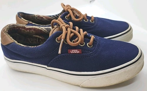 Vans Era 59 C&L Eclipse/Geo Weave Unisex Shoes Wms 8, Mens 6.5 Low Top Sneaker 