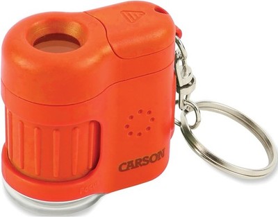 Carson MicroMini 20x Pocket Microscope, Orange (F9)