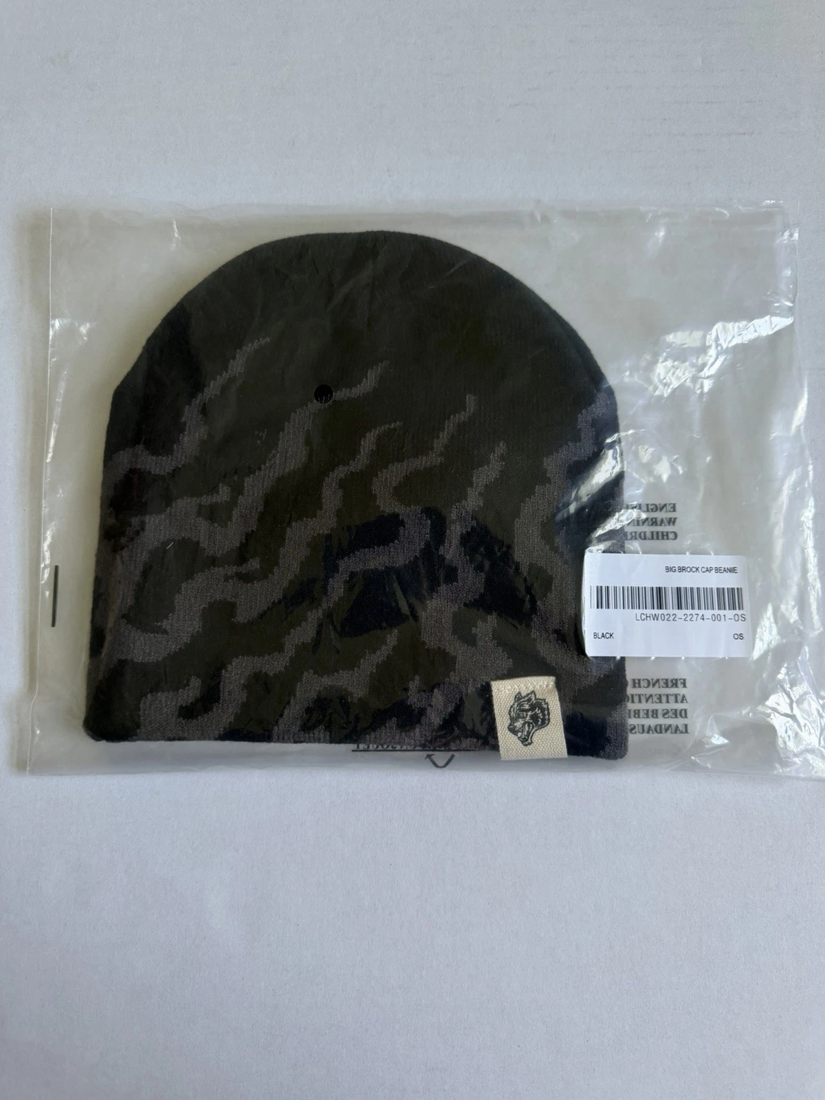Darc Sport WWE Big Brock Brock Lesner Cap Beanie in Black (NEW SEALED)